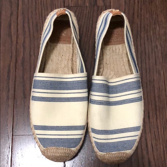tory burch striped espadrilles